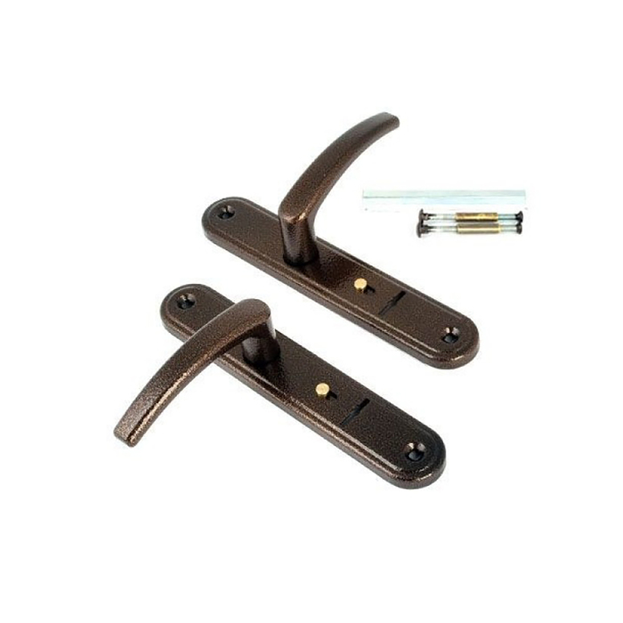 Комплект ручек "Гардиан" 4131 Вега, к замку "Гардиан" 1011,3011, цвет античная медь