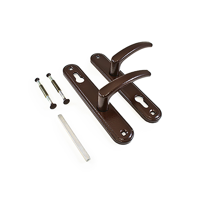 Комплект ручек "Гардиан" 4132 Вега, к замку "Гардиан" 1211,3211, цвет античная медь