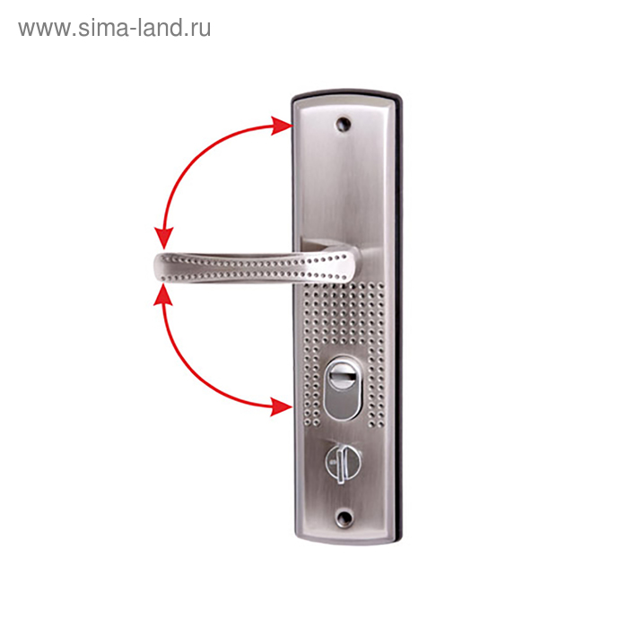 Комплект ручек СТАНДАРТ РН-СТ222-L, левый, для китайских металлических дверей комплект ручек для китайских металлических дверей аллюр рн а132 l левая