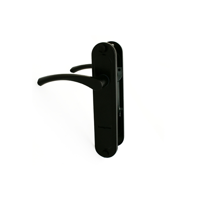 Комплект ручек "Эльбор" 4.427, под с/м, для замка 1.04.27, цвет античная медь