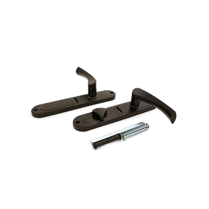 Комплект ручек "Эльбор" 4.642, под с/м, левый, к 1.06.42/1.06.40/1.05.41/1.05.42, антик медь 35317