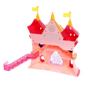 Замок для кукол, с аксессуарами, световые и звуковые эффекты от Сима-ленд