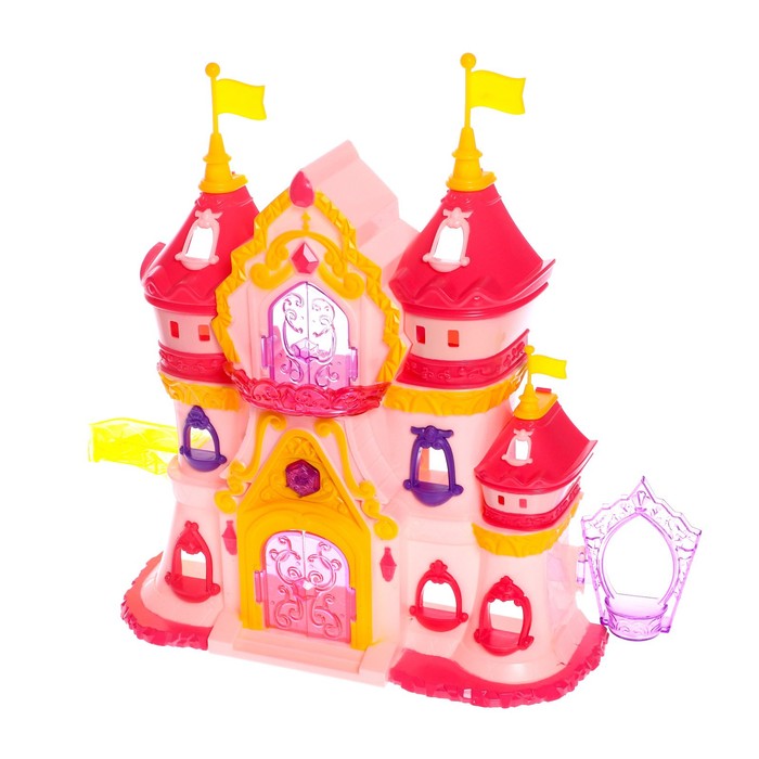 Замок для кукол "Шикарный дворец" с аксессуарами, звуковые эффекты