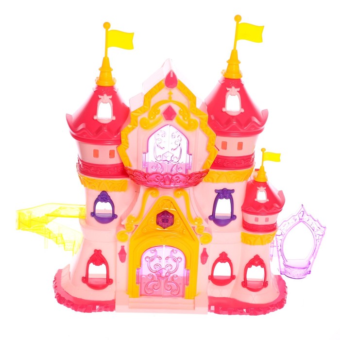 Замок для кукол "Шикарный дворец" с аксессуарами, звуковые эффекты