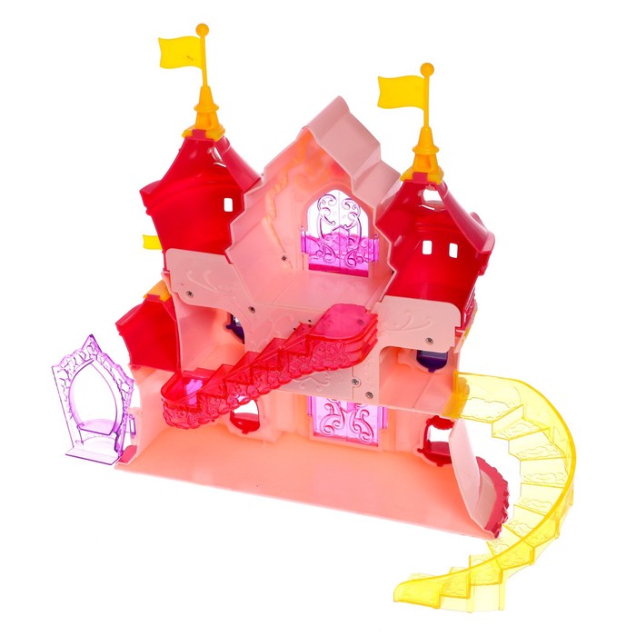 Замок для кукол "Шикарный дворец" с аксессуарами, звуковые эффекты