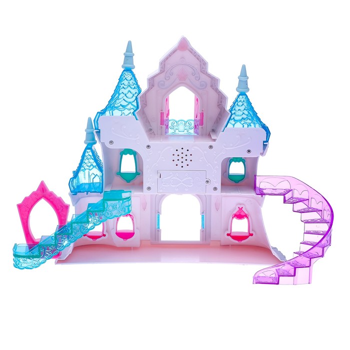 Замок для кукол "Холодное царство" с аксессуарами, звуковые эффекты