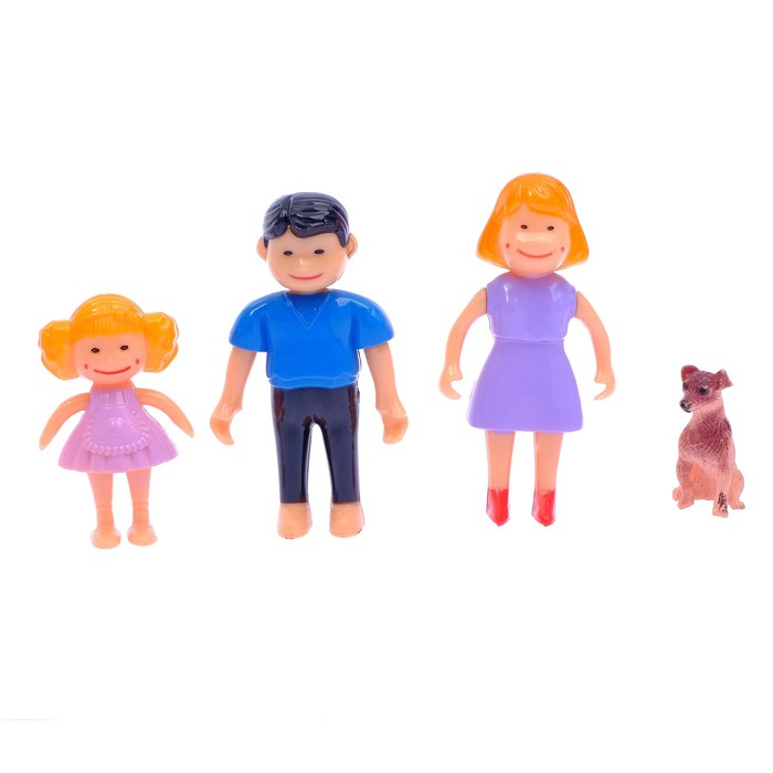 Дом складной с мебелью и фигурками