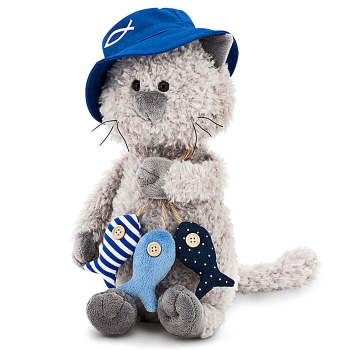 Мягкая игрушка «Кот Обормот: Рыбак», 20 см