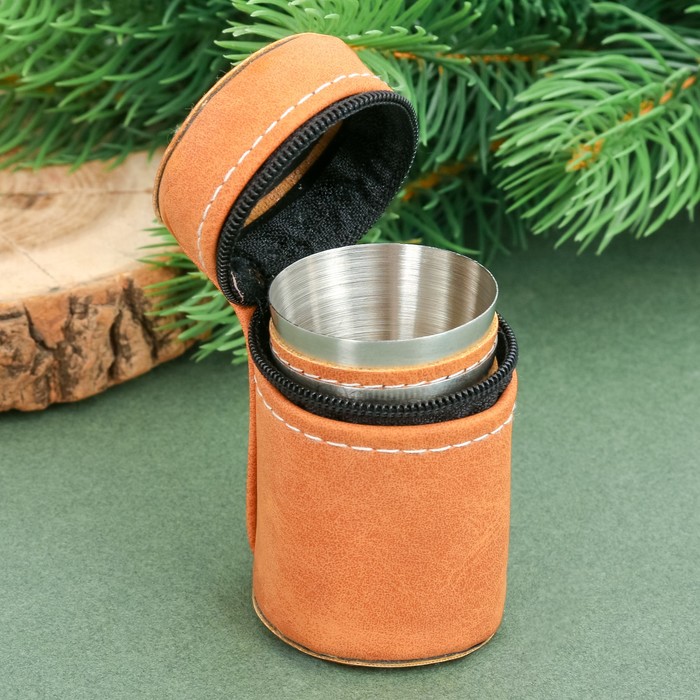 Набор стопок в чехле "Русская охота", 30 мл, 3 шт.