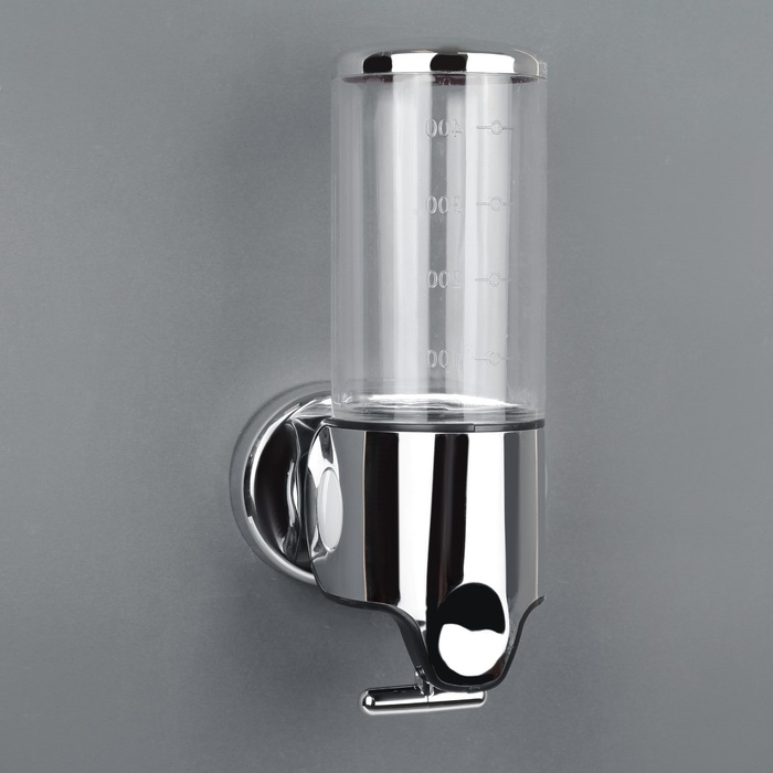 Диспенсер для жидкого мыла механический 400 мл, металл 7,5х8,5х22,3