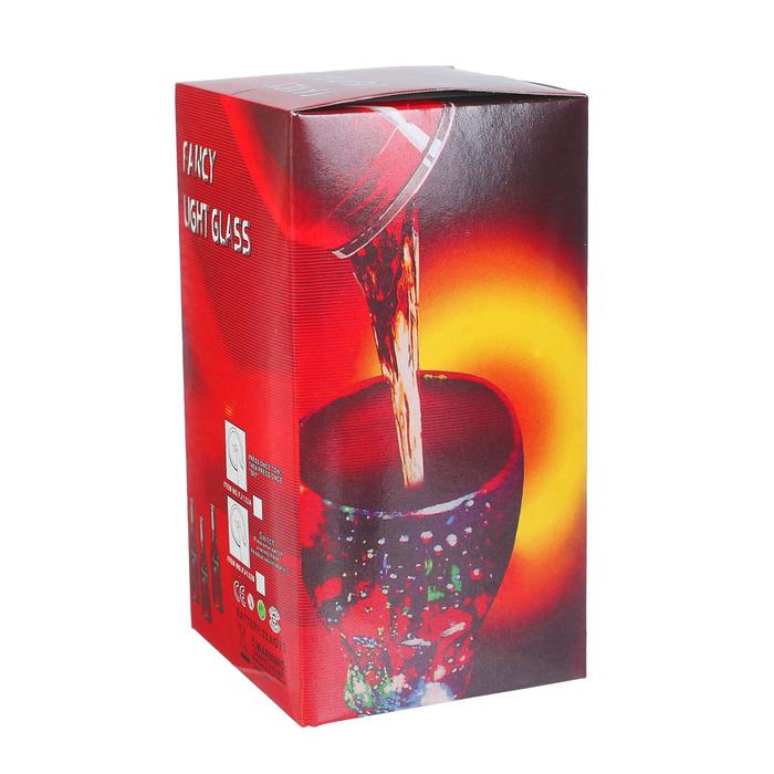 Стакан с подсветкой, цвет синий