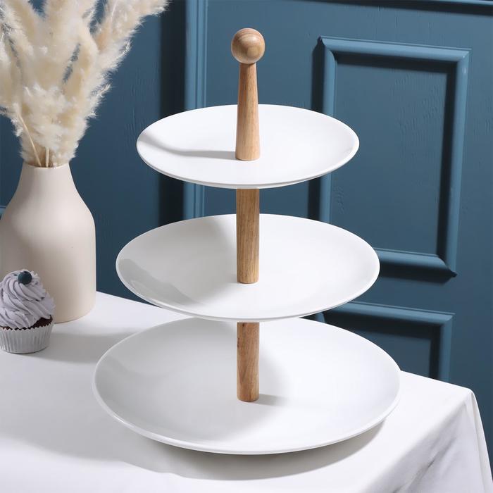 Блюдо "Эстет", 3 яруса 31/26/20 см