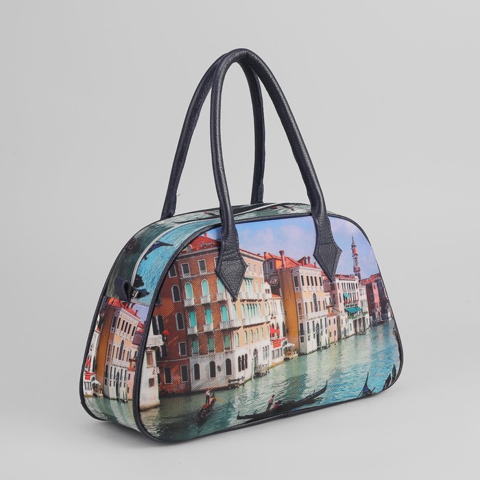 Сумка женская «Солнечная Венеция», 2 отдела с перегородкой на молнии