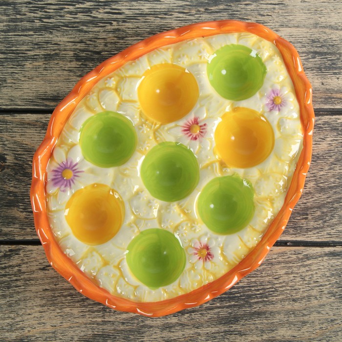 Блюдо для яиц "Яйцо", 8 ячеек