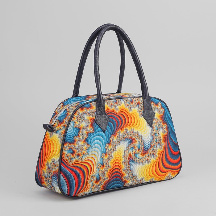 Сумка женская «Розовый сад», 1 отдел на молнии, цвет розовый