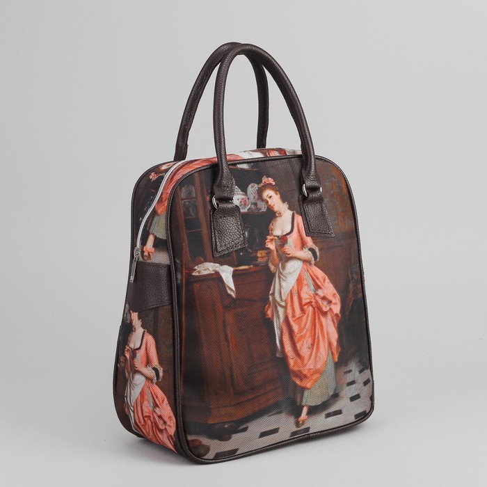 Сумка женская «Букет», 1 отдел на молнии, наружный карман