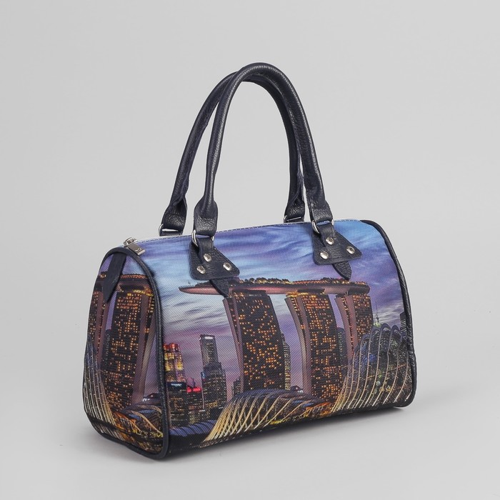 Сумка женская «Ночной мегаполис», 1 отдел на молнии