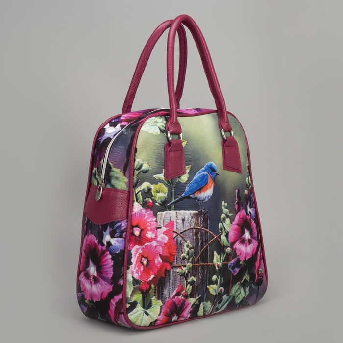 Сумка женская «Птица», 1 отдел на молнии, наружный карман