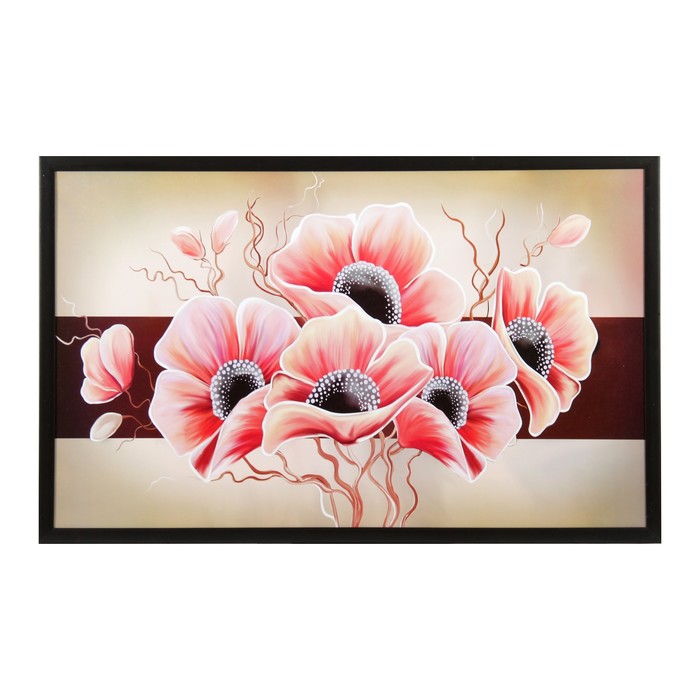 Картина "Розовый букет" 65*105 см