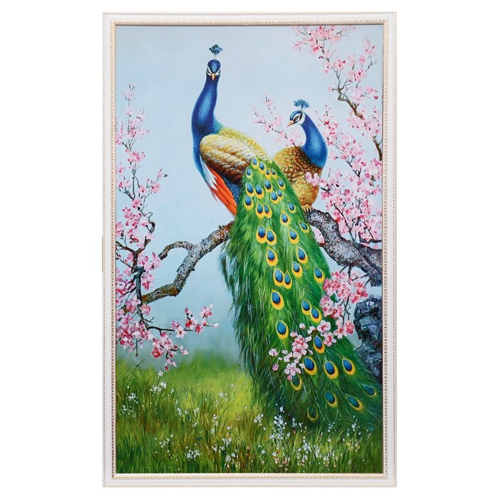 Картина "Павлины" 105*65 см