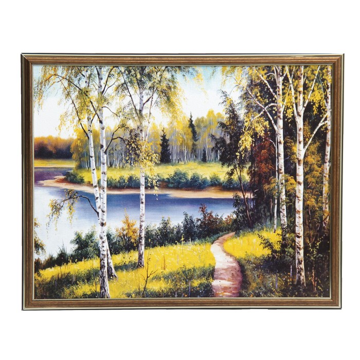 Картина "Тропинка в лесу" 43*53 см