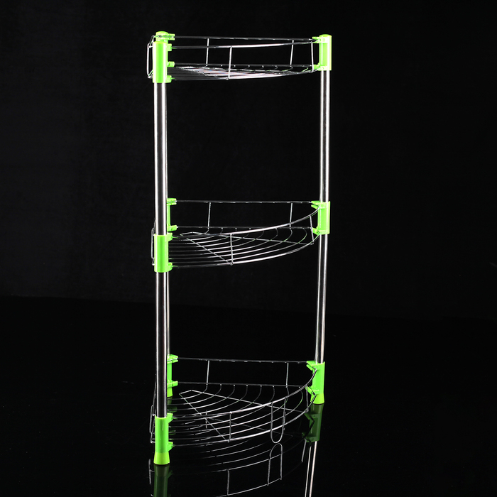 Этажерка 3х-ярусная угловая 36х26,5х59 см