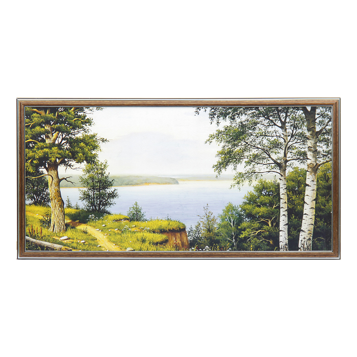 Картина "На пригорке" 36*73 см