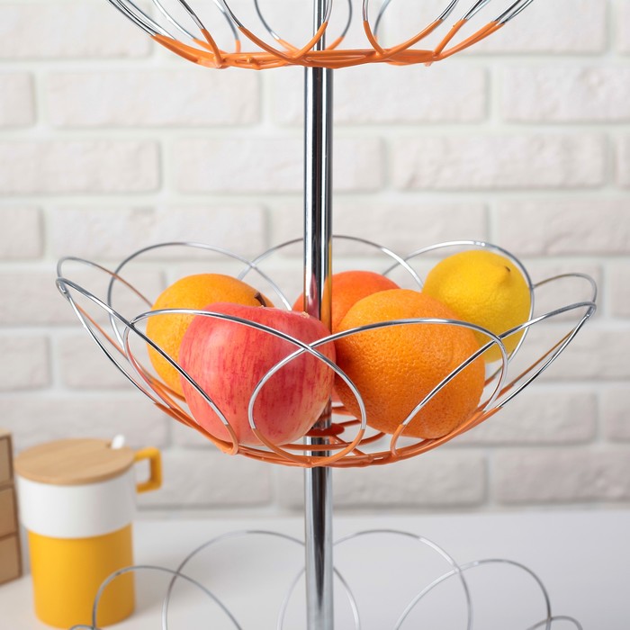 Стойка для фруктов 3 яруса 30х30х45 см