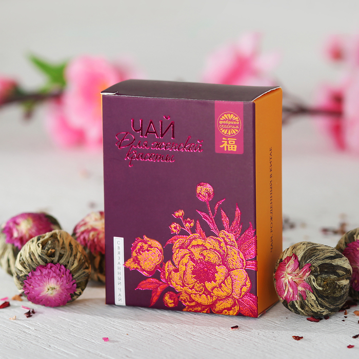 Связанный чай ассорти "Для женской красоты", 5 шт
