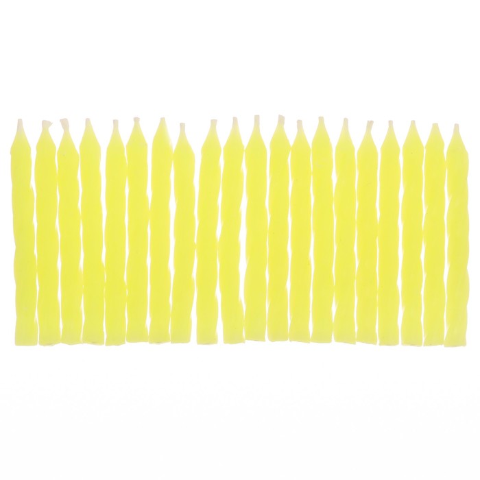 Свечи в торт "С днем рождения" 20 шт.