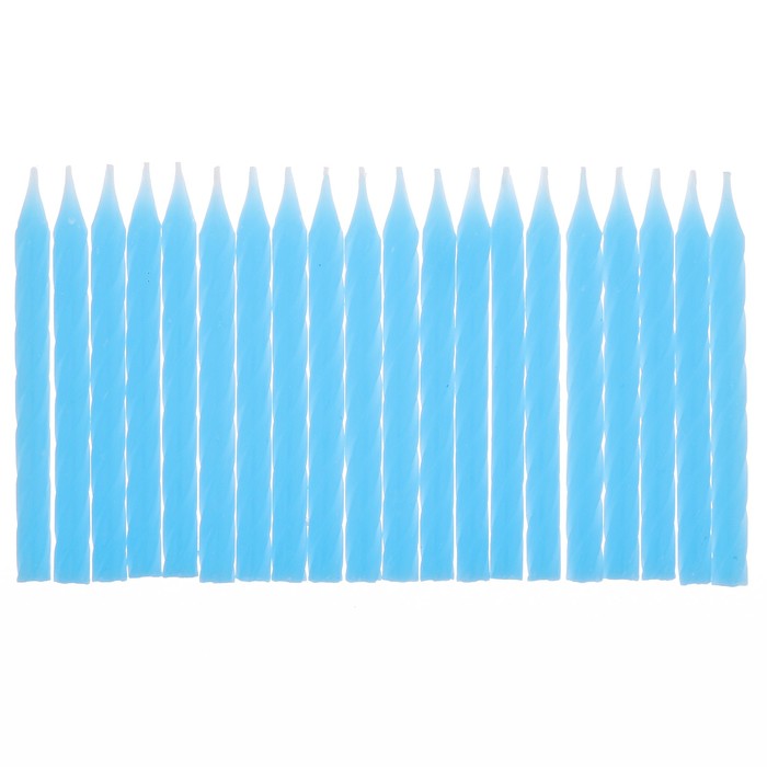 Свечи в торт "С днем рождения" 20 шт.