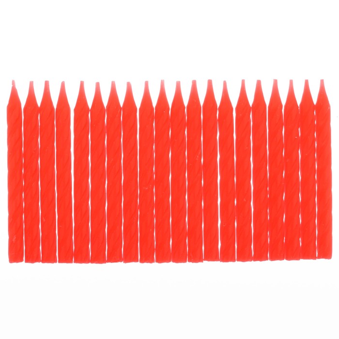 Свечи в торт "С днем рождения" 20 шт.