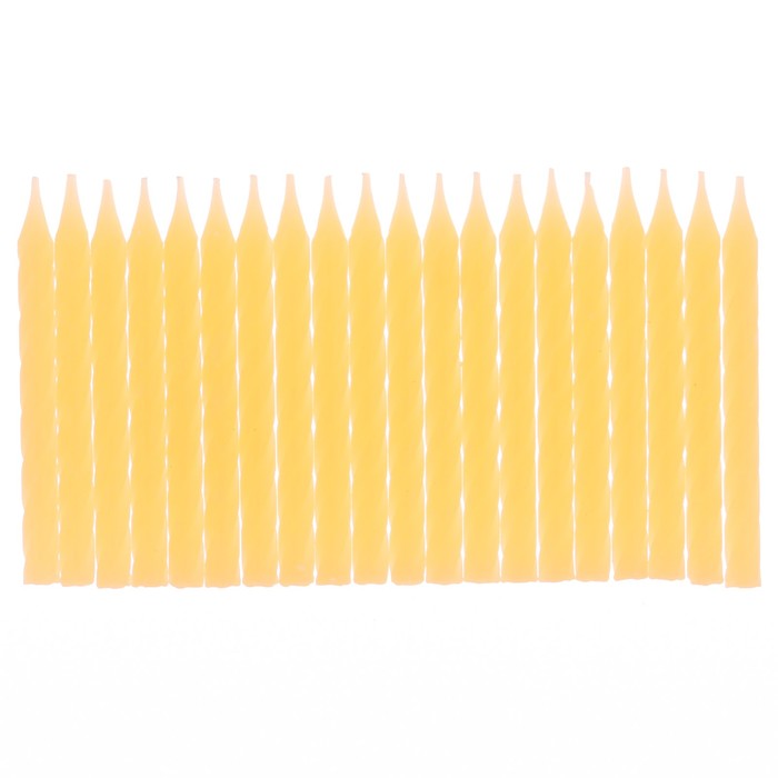 Свечи в торт "С днем рождения" 20 шт.