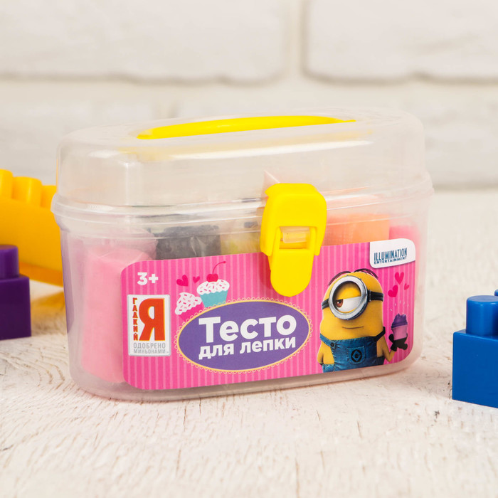 Тесто для лепки, Гадкий Я 13 цветов, 2 формочки
