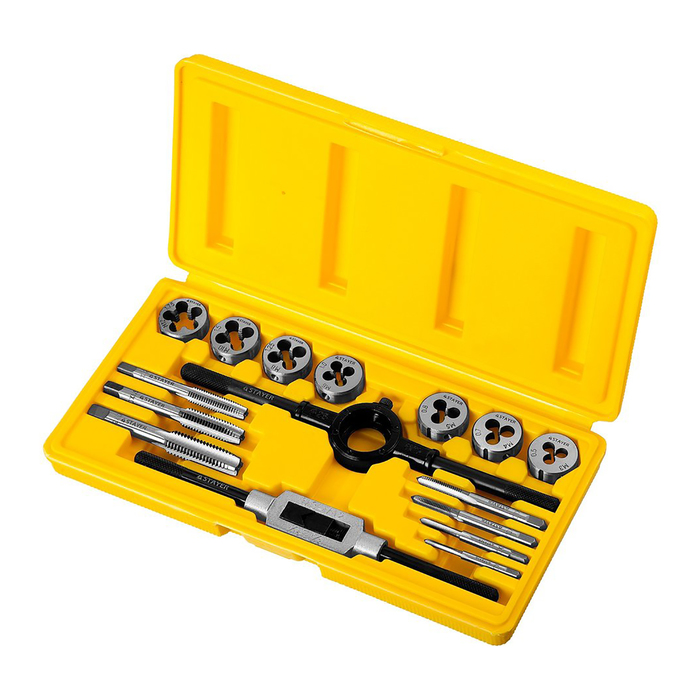 Набор метчиков и плашек STAYER Master, метчики 7 шт, плашки 7 шт, 16 предметов