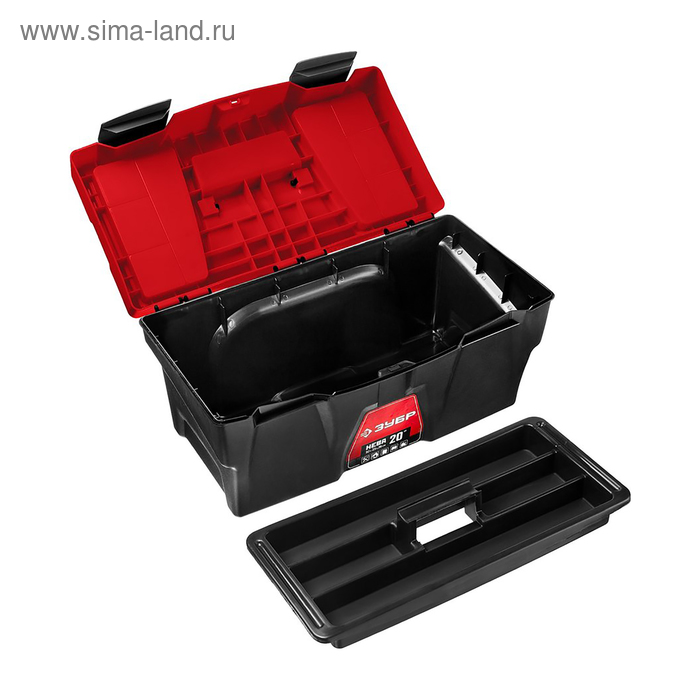 фото Ящик для инструмента "зубр" нева-20, пластиковый