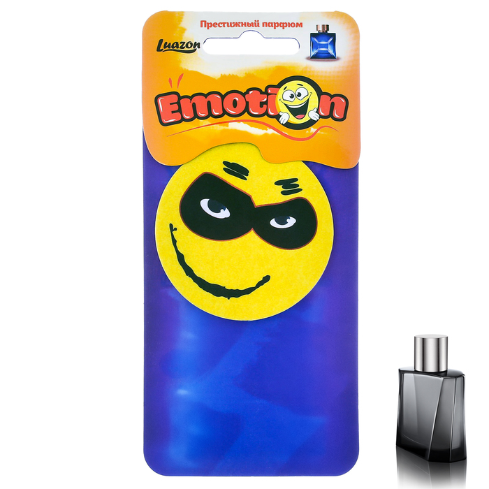 Ароматизатор бумажный в авто "Престижный парфюм", Смайлы