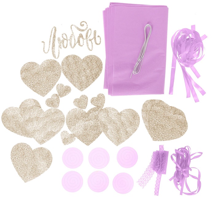 Набор для декора свадьбы «Наша свадьба», 21 х 29,7 см