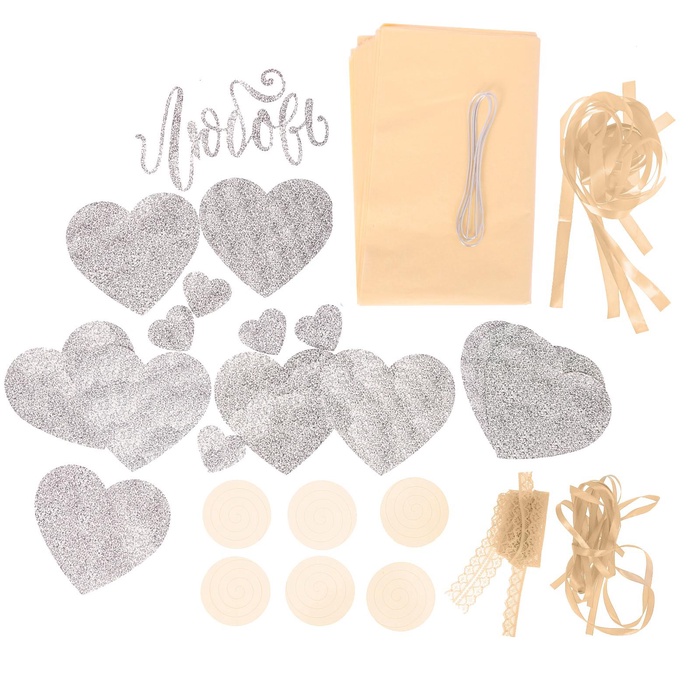 Набор для декора свадьбы «Наш праздник», 21 х 29,7 см