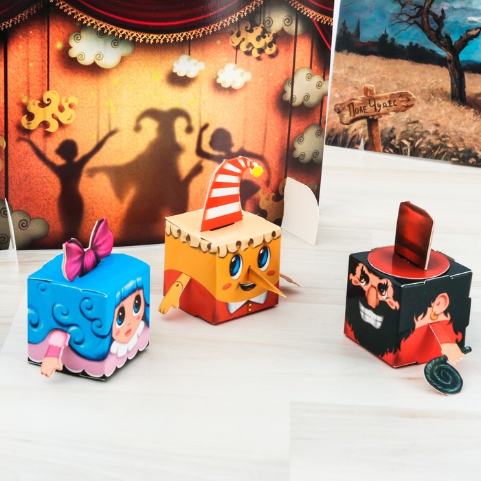 Игры сказки с объемными фигурами "Озорной Буратино"