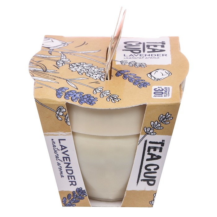Ароматизатор в авто чашка TEA CUP "Лаванда"