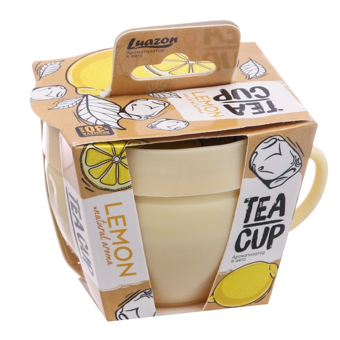Ароматизатор в авто чашка TEA CUP "Лимон"