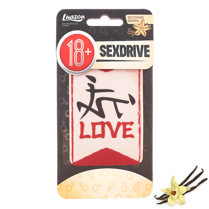 Ароматизатор в авто бумажный SEXDRIVE "Восточная ваниль"