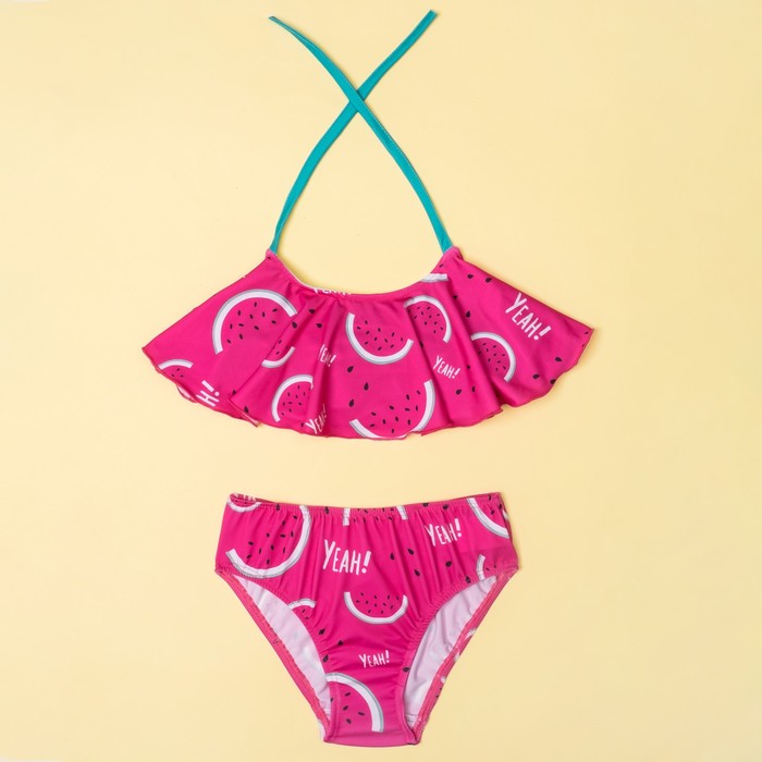 Купальник детский  KAFTAN "Арбузы" рост 110-116 (32) см, 5-6 лет,  100% ПЭ