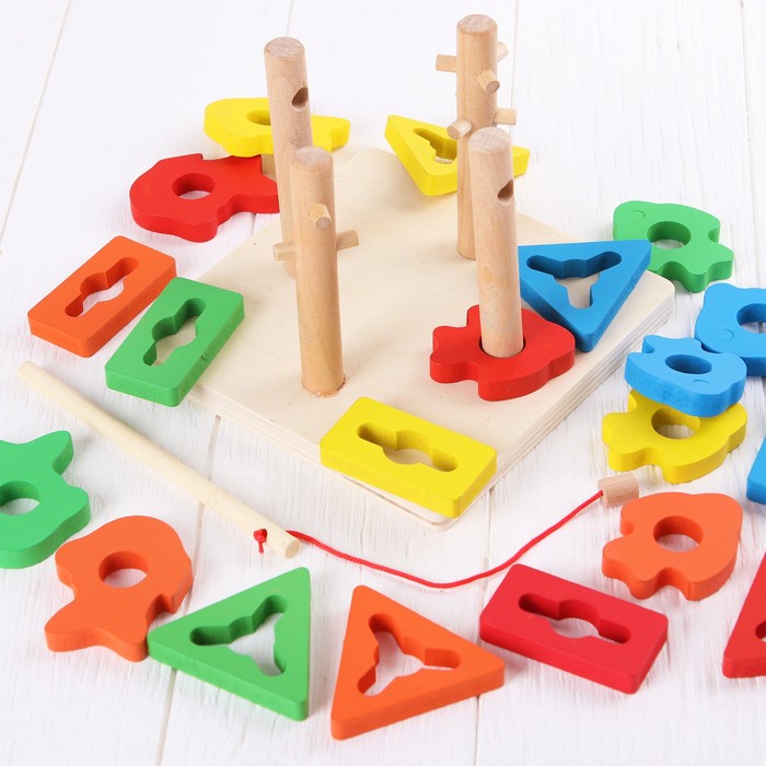 Пирамидка логическая "Рыбалка"