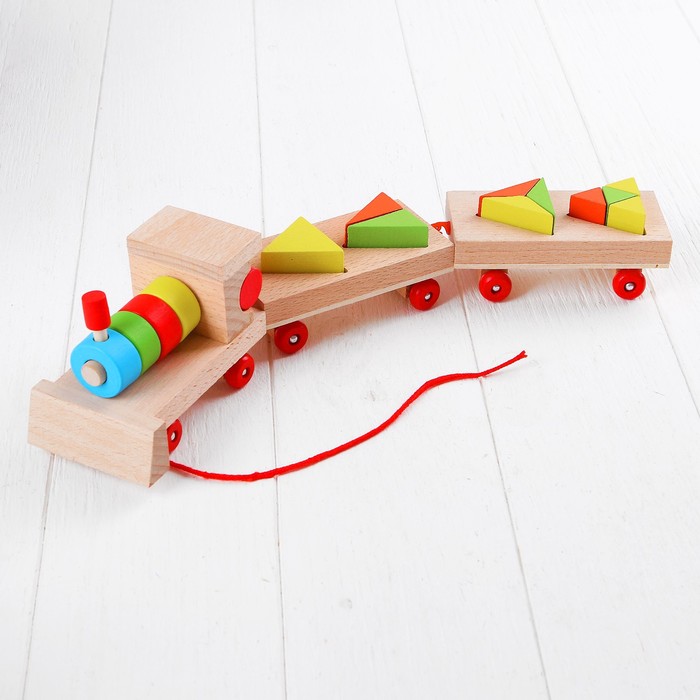 Конструктор "Умный поезд. Дроби и целое, с треугольниками"