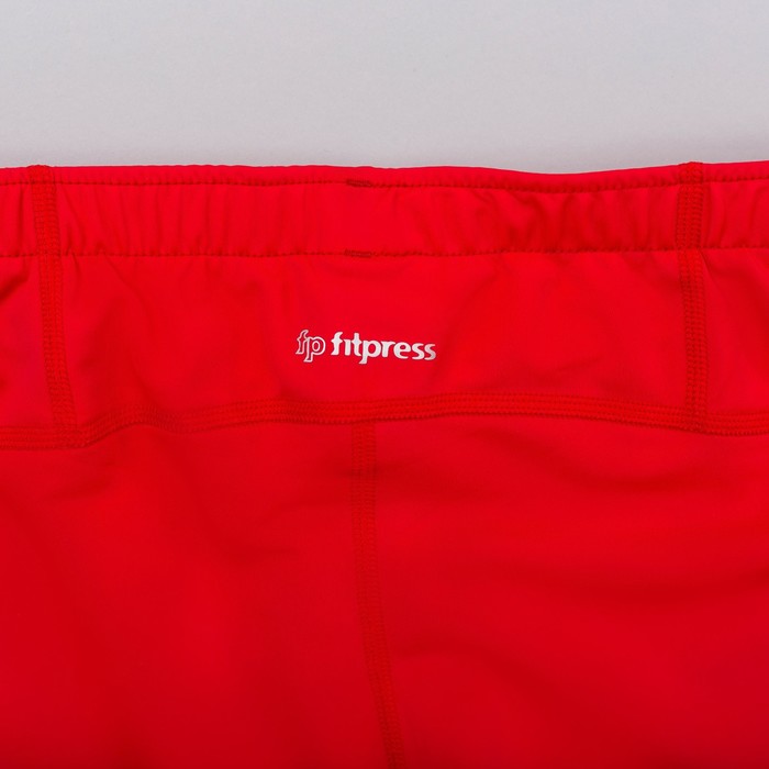 Бриджи женские компрессионные 195F37 цвет красный, р-р 50 (XL)