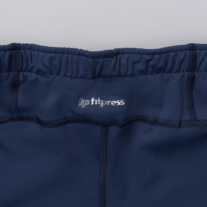 Шорты женские компрессионные 195F38 цвет синий, р-р 50 (XL)