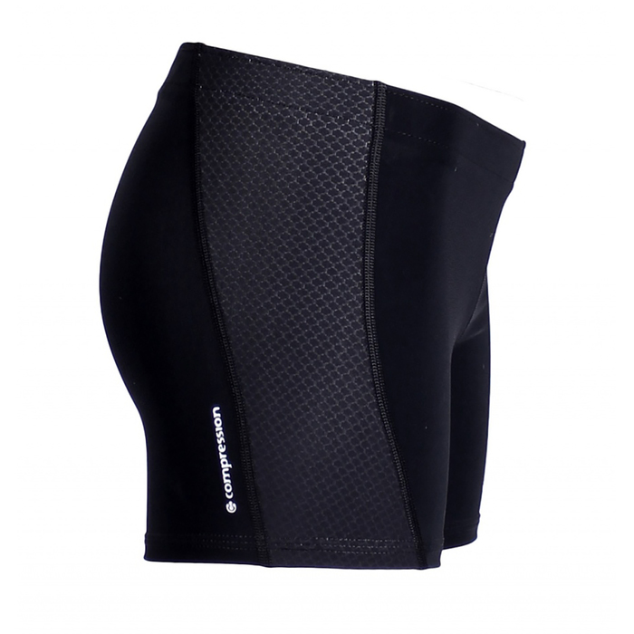 Шорты женские компрессионные 275F59 цвет чёрный, р-р 52 (XXL)