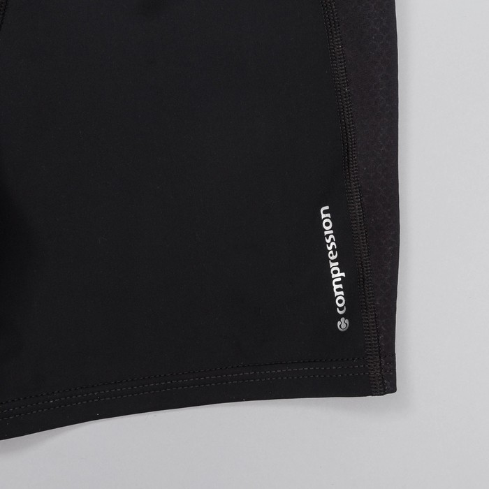 Шорты женские компрессионные 275F59 цвет чёрный, р-р 52 (XXL)